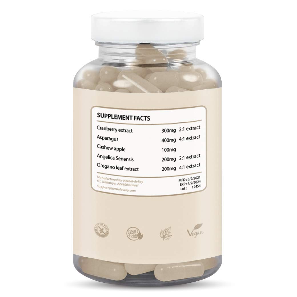 Herbal-avRay Natural Vaginal PH Balance for Women Pills – Supports Vaginal Health